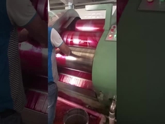 Three roll mill machine in testing printing ink