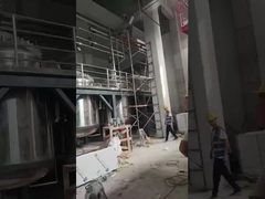 Production line platform type high or low speed mixing vessels